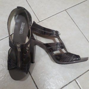 Michael Kors Berkley Strappy Zipper Sandals